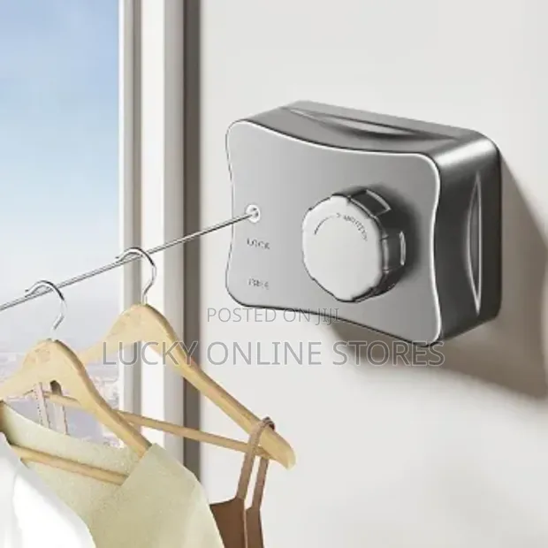 Retractable Washing Line - 5.1m Extendable - 1