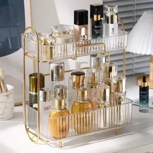 Two Tier Acrylic Luxurious Makeup Organizer