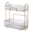 Two Tier Acrylic Luxurious Makeup Organizer - 2