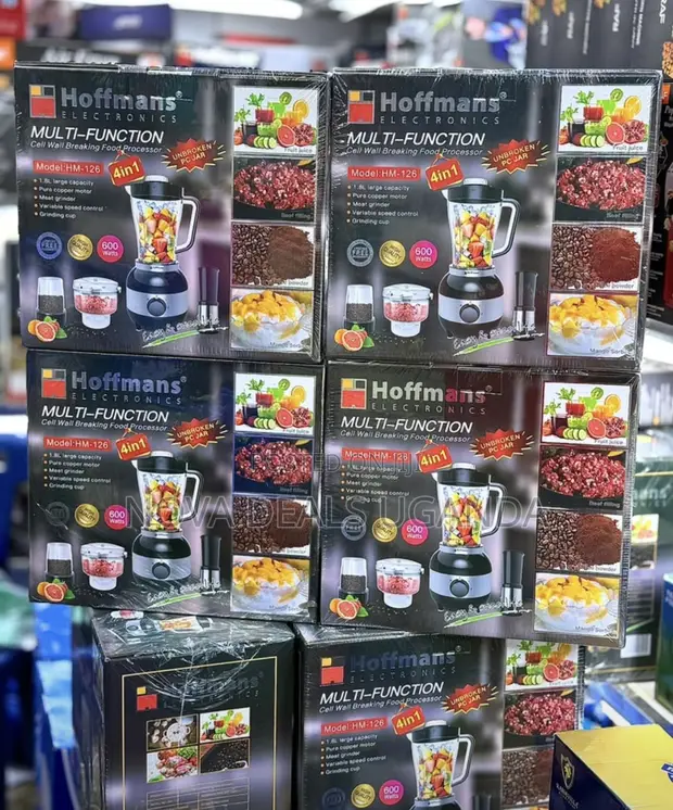 Hoffmans Multi-Function 4-in-1 Food Processor Blender 600W HM-126 - 1