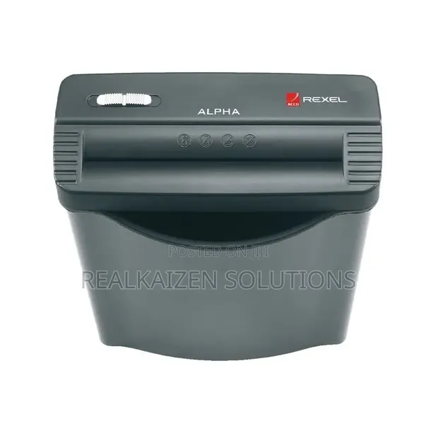 Rexel 20L Alpha Strip Cut Shredder - 5 Sheets - 1