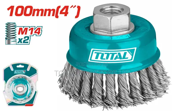 Wire Cup Brush 100mm (M14x2 Thread) - 1