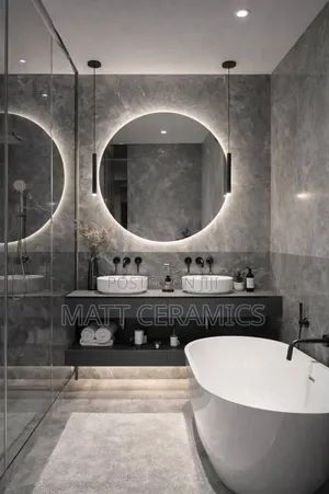 White Jacuzzi Bathtub with Standalone Shower Mixer