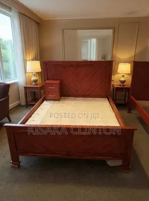 Brand New 5x6 Hardwood Timber Bed Frame