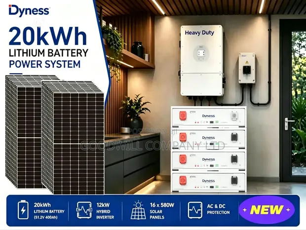 20kWh 12kVA 48V Dyness Hybrid Solar System - 1