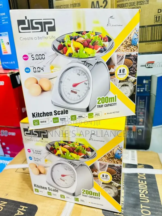 5kg DSP Stainless Steel Kitchen Weighing Scale - 1