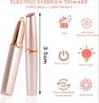 Electric Eyebrow Shaver with LED Light - 2