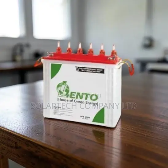 Lento 12V 200Ah Deep Cycle Tubular Inverter Battery - 1