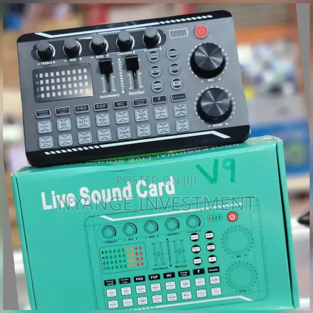 F998 Live Sound Card Audio Mixer - 1