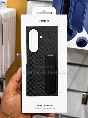 Samsung Galaxy Z Fold 8 Ultra Carbon Standing Case - Black