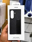 Samsung Galaxy Z Fold 8 Ultra Carbon Standing Case - Black - 1