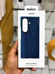 Galaxy Z Fold 8 Ultra Carbon Magnet Case Blue - 1