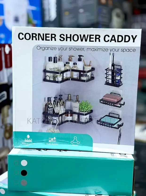 Corner Shower Caddy Bathroom Organizer - 1
