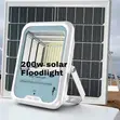 200W Solar Flood Light with Remote Control - 1