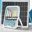Ultra Bright 200W Solar LED Flood Light - IP66 Weatherproof - 1