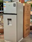 Chiq 270L Refrigerator Double Door Silver with Water Dispenser - 2