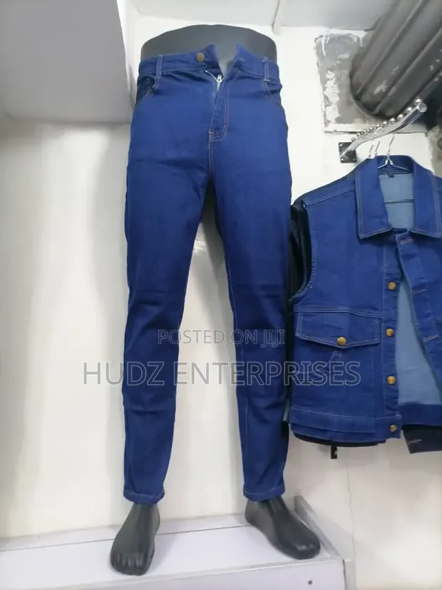 2pc Half Jacket Jeans - 1