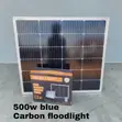 500W Blue Carbon High-Power Solar Floodlight - 2