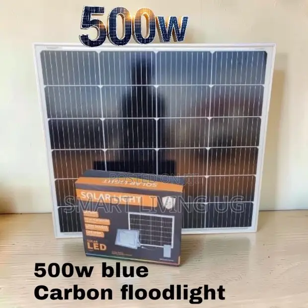 Blue Carbon 500W Solar Flood Light - 1