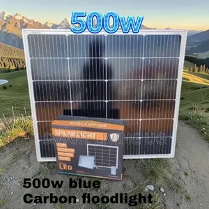 Blue Carbon 500W Solar LED Flood Light (621)