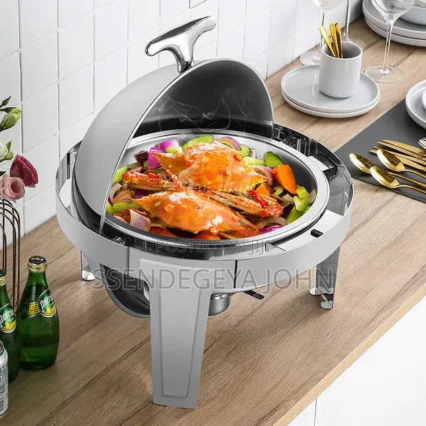 Future King Brand Chafing Dish Set - 6.6L Stainless Steel - 1