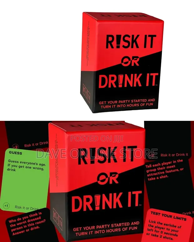 Risk It or Drink It! Party Game - 1