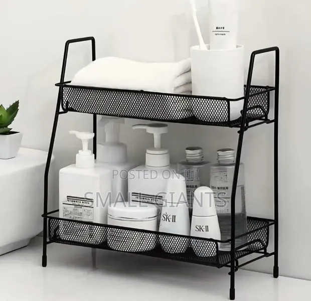 2-Tier Countertop Organizer - Black - 1