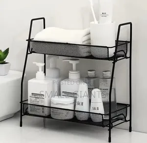 2-Tier Countertop Organizer - Black