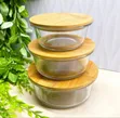 3pcs Glass Food Storage Containers - 1