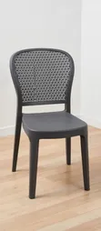Brand New Geometric Back Plastic Chairs - 2