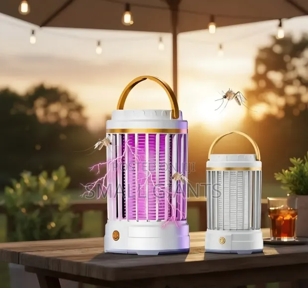 Rechargeable Electric Fly Catcher & Mosquito Repellent Lamp - 1