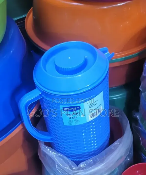 3 Litre Plastic Water Jug - 1