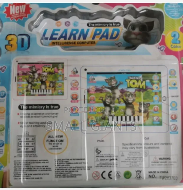 Talking Tom 3D Educational Learning Pad for Kids - 1