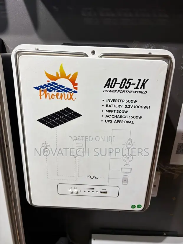 Phoenix 500W Pure Sine Wave Solar Energy Storage System - 1