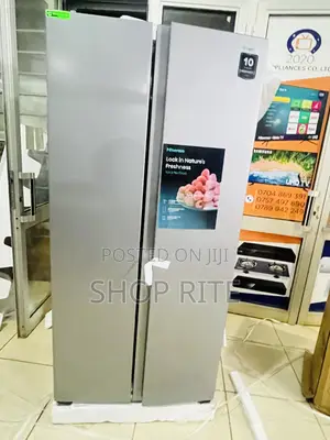 Hisense 560 Liters Side-by-Side Refrigerator - 3 Years Warranty