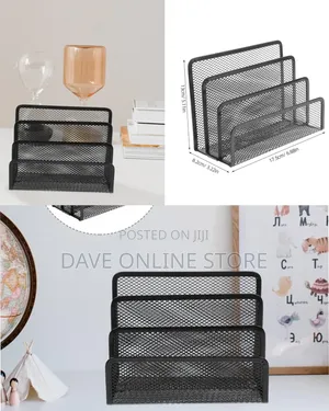 Metal Mesh Desk Organizer