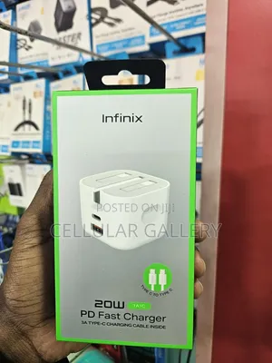 Infinix 20W PD Fast Charger with USB-C Cable
