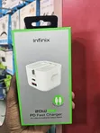 Infinix 20W PD Fast Charger with USB-C Cable - 2