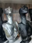 Fiber Jewelry Display Bust for Necklaces - 2