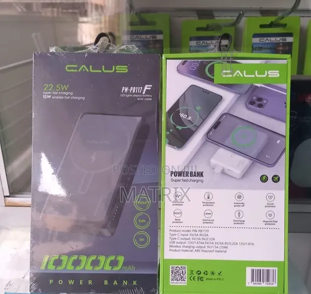 Calus 10000mAh Power Bank - 22.5W Fast Charging - 1