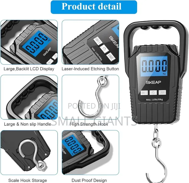 Digital Fish Scale Hanging Scale - 110lb/50kg - 1