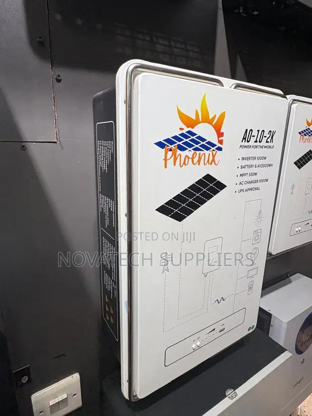 Phoenix 2000Wh 1000W All-in-One Solar Power Backup System - 1