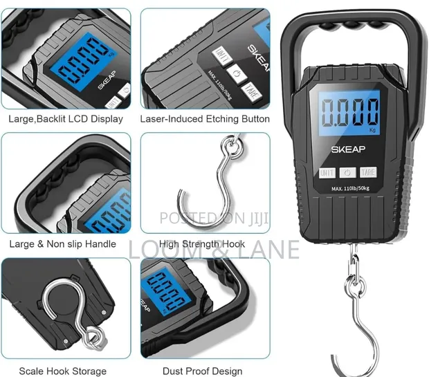 Digital Fish Scale Hanging Scale - 110lb/50kg - 1
