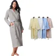 Large Unisex Organic Linen Waffle Weave Robes - 1