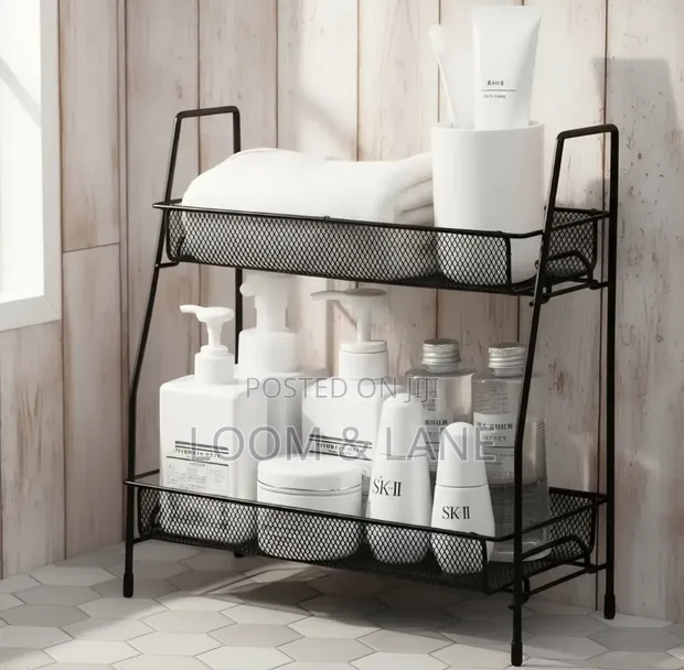 2-Tier Countertop Organizer with Side Basket - 1
