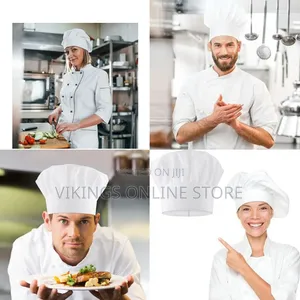Adult Mushroom Design Baker Uniform Chef Hat