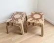 Marble Beige Plastic Coffee/Dining/Bar Table - 1