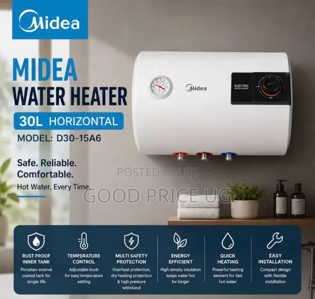 Midea Electric Water Heater, Model D30-15a6 - 1