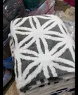 Woolen Blankets with Floral Strips - 1