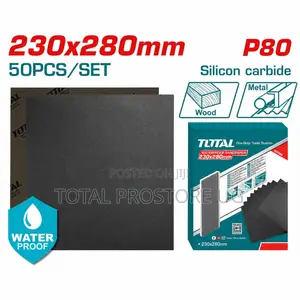 Waterproof Sandpaper P80-6000, 230x280mm, 50 Pcs